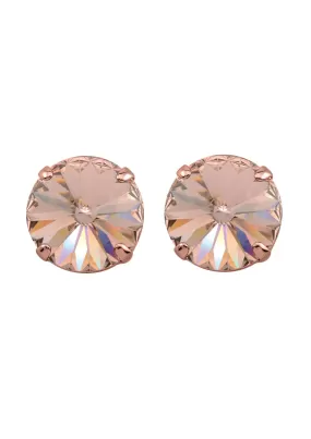 Vintage Rose Rivoli Studs